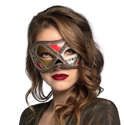DEMI MASQUE OU LOUP ARLEQUIN NOTES DE MUSIQUE 