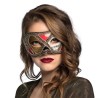 DEMI MASQUE OU LOUP ARLEQUIN NOTES DE MUSIQUE 