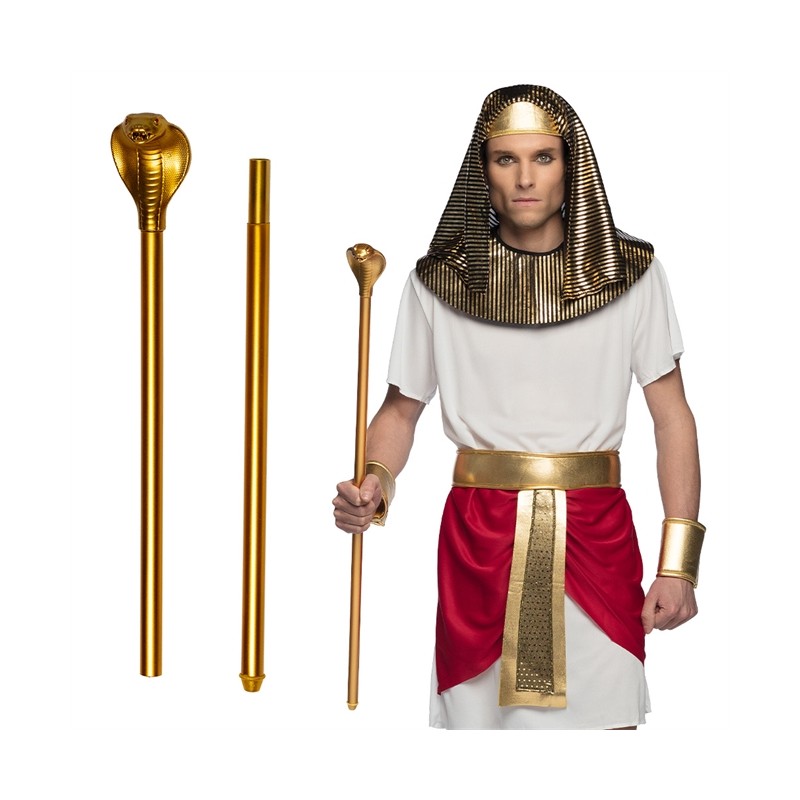 SCEPTRE OU CANNE EGYPTIEN TETE DE SERPENT SCEPTRE OU CANNE EGYPTIEN TETE DE SERPENT