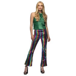 PANTALON  STRECH PATTE D'EPH MULTICOLORE RAINBOW TAILLE L-XL