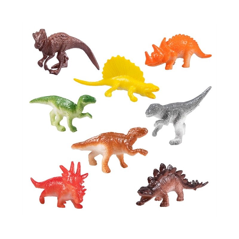 8 DINOSAURES 7 X 2 CM 8 DINOSAURES 7 X 2 CM