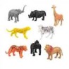 8 ANIMAUX SAUVAGES 4.5 X 1.5 CM 