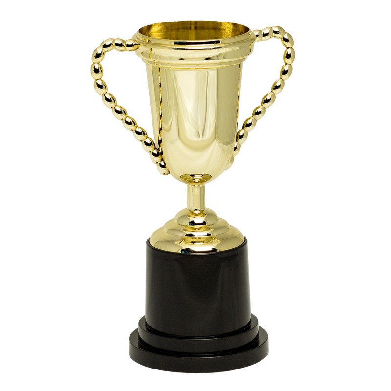 TROPHEE OU COUPE EN PLASTIQUE OR 25 CM TROPHEE OU COUPE EN PLASTIQUE OR 25 CM