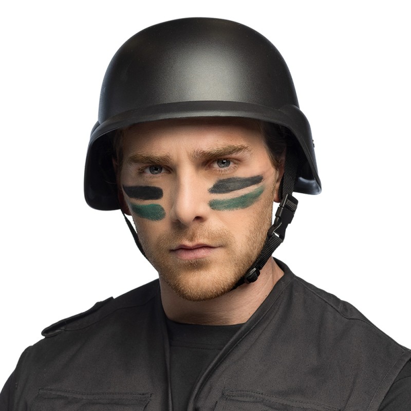 CASQUE TACTIQUE SOLDAT MILITAIRE NOIR