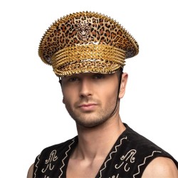 CASQUETTE SEQUIN OR PANTHERE