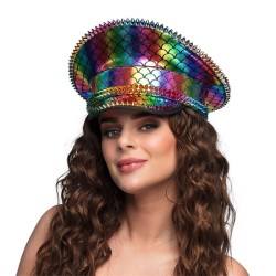 CASQUETTE EUPHORIA MULTICOLORE IMPRIME ECAILLE