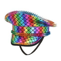 CASQUETTE EUPHORIA MULTICOLORE IMPRIME ECAILLE