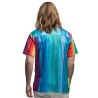 DEGUISEMENT CHEMISE RELAXED MULTICOLORE ARC EN CIEL TAILLE M