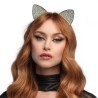 SERRE-TETE CHAT NOIR PETITS STRASS EBLOUI