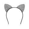 SERRE-TETE CHAT NOIR PETITS STRASS EBLOUI