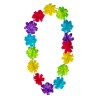 COLLIER HAWAIIEN FLEURS MULTICOLORES