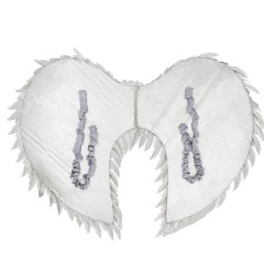 AILES D'ANGE GLAM ARGENT 40 X 55 CM