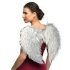 AILES D'ANGE GLAM ARGENT 40 X 55 CM