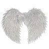 AILES D'ANGE GLAM ARGENT 40 X 55 CM