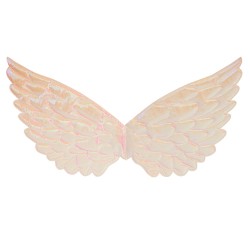 AILES D'ANGE AURORA BLANC NACRE PERLE 23 X 45 CM