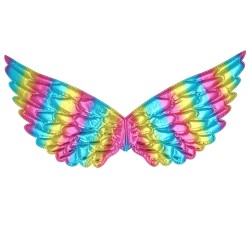 AILES D'ANGE AURORA MULTICOLORE ARC EN CIEL 23 X 45 CM