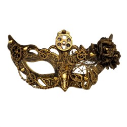 LOUP OU DEMI MASQUE STEAMFLOWER STEAMPUNK MORDORE