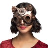 LOUP OU DEMI MASQUE STEAMCAT CHAT STEAMPUNK 