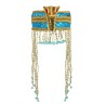BANDEAU OU SERRE TETE EGYPTIEN CLEOPATRE AIDA DE LUXE AVEC PIERRES 