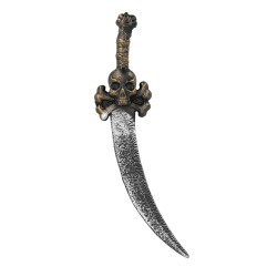EPEE DE PIRATE SKULL TETE DE MORT 59 CM