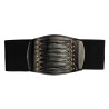 CORSET OU CEINTURE NOIR TYPE MEDIEVAL-PIRATE RACHEL TAILLE M-L