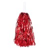POMPOM METALLIQUE COULEUR ROUGE