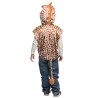 PONCHO GIRAFE EN TISSU ENFANT 3-4 ANS