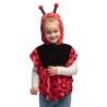 PONCHO COCCINELLE OU LADYBUG EN TISSU ENFANT 3-4 ANS