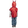 PONCHO COCCINELLE OU LADYBUG EN TISSU ENFANT 3-4 ANS