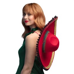 SOMBRERO ROUGE MEXICAIN