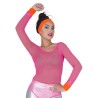 SET BANDEAU ET POIGNET ORANGE FLUO