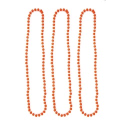3 COLLIERS FLUO ORANGE FLUO 40 CM