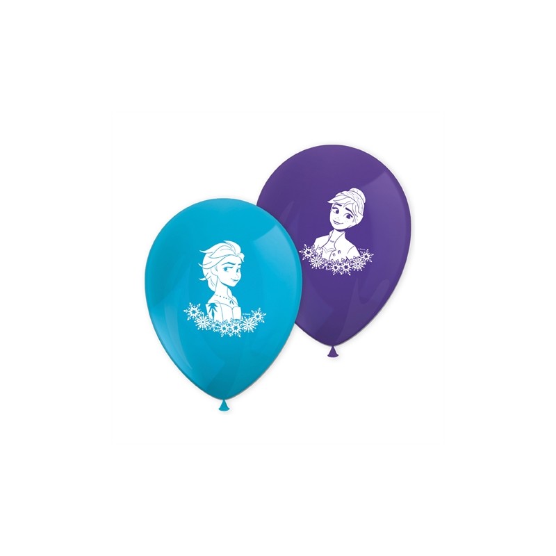 6 BALLONS LATEX 11" REINE DES NEIGES 6 BALLONS LATEX 11" REINE DES NEIGES