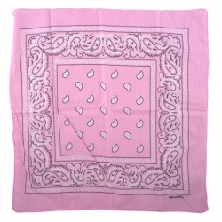 BANDANA COW BOY WESTERN ROSE 50 X 50 CM