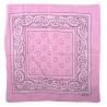 BANDANA COW BOY WESTERN ROSE 50 X 50 CM