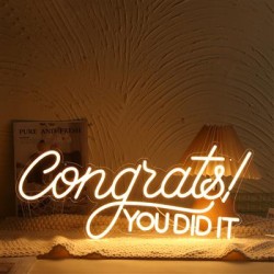 LUMIERE NEON LED CONGRATS! YOU DID IT