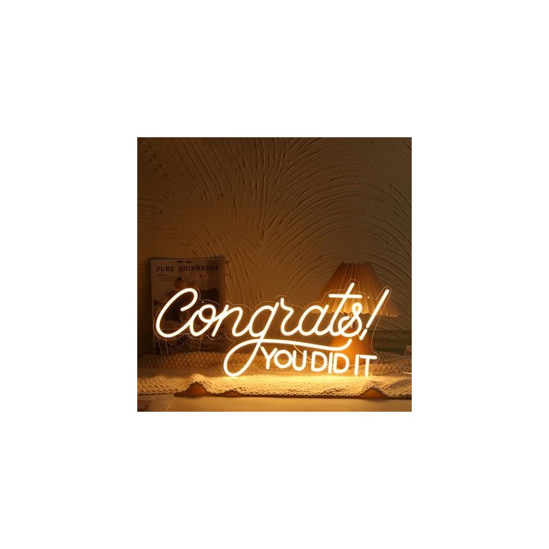 LUMIERE NEON LED CONGRATS! YOU DID IT LUMIERE NEON LED CONGRATS! YOU DID IT