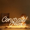 LUMIERE NEON LED CONGRATS! YOU DID IT