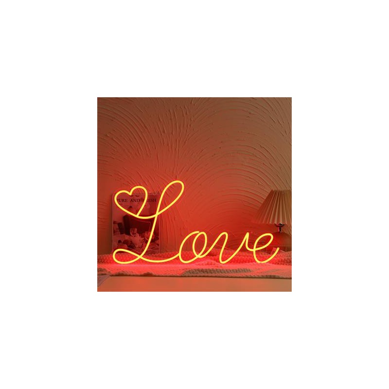 LUMIERE NEON LED LOVE ROUGE LUMIERE NEON LED LOVE ROUGE