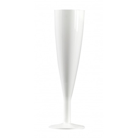 6 FLUTES A CHAMPAGNE BLANCHE 13 CL INCASSABLES 