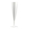 6 FLUTES A CHAMPAGNE BLANCHE 13 CL INCASSABLES 