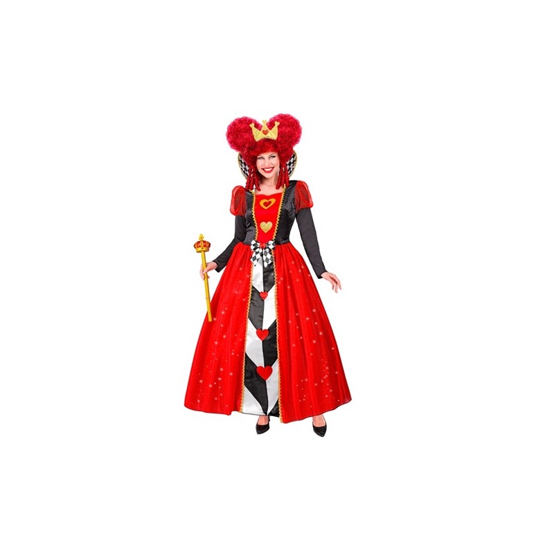 DEGUISEMENT FEMME REINE DE COEUR ROBE LONGUE TAILLE L DEGUISEMENT FEMME REINE DE COEUR ROBE LONGUE TAILLE L