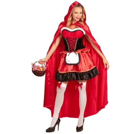 DEGUISEMENT CHAPERON ROUGE LONGUE CAPE TAILLE M