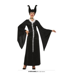 DEGUISEMENT HALLOWEEN SORCIERE NOIR  MALEFICE TAILLE L