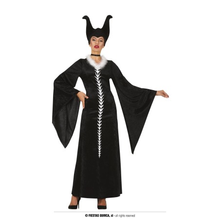 DEGUISEMENT HALLOWEEN SORCIERE NOIR  MALEFICE TAILLE L