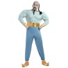 DEGUISEMENT GENIE DE LA LAMPE BLEU  MUSCLE TAILLE L