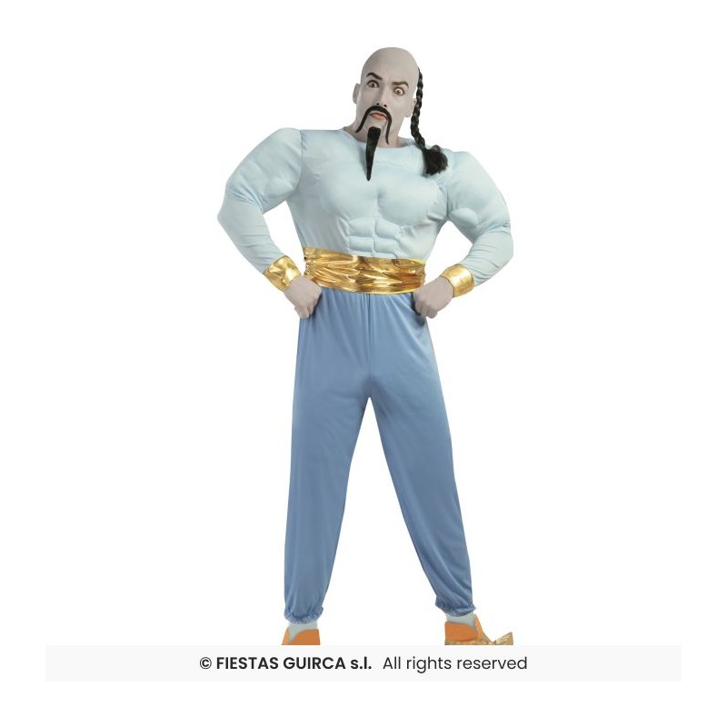 DEGUISEMENT GENIE DE LA LAMPE BLEU MUSCLE TAILLE XL DEGUISEMENT GENIE DE LA LAMPE BLEU MUSCLE TAILLE XL
