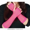MITAINES OU GANTS RESILLES  FLUO ROSE LONG 26 CM