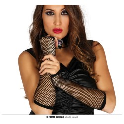 MITAINES OU GANTS RESILLE NOIRE 26 CM