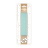 6 BOUGIES LONGUES COULEURS BLEU TURQUOISE 15 CM 
